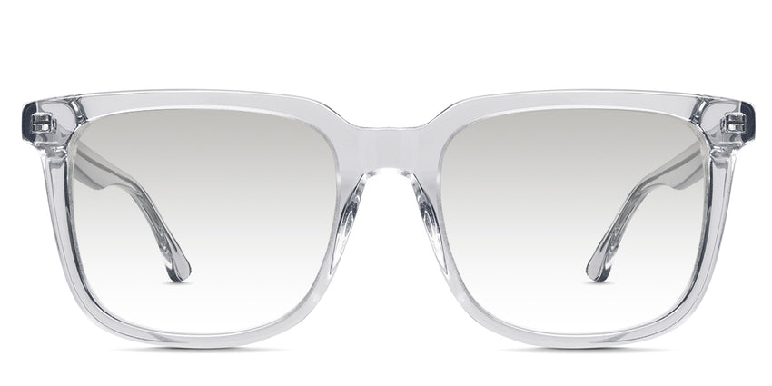 Texi black tinted Gradient eyeglasses in cloudsea variant - it's clear frame in acetate material