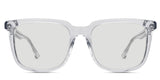 Texi black tinted Standard Solid eyeglasses in cloudsea variant - it's clear frame in acetate material