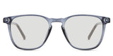 Thea black tinted Standard Solid in the Marengo variant - it's a round-square-shaped frame with a built-in nose bridge.