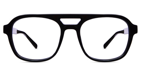 Tima eyeglasses in the midnight variant - it's a full-rimmed frame with a square viewing lens New Releases Latest Bold