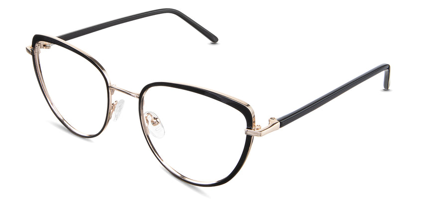 Trinity eyeglasses in the myna variant - have silicon nose pads.