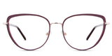Trinity eyeglasses in the oxblood variant - is a full-rimmed frame in burgundy color.