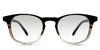 Turner black tinted Gradient glasses in dark bisque variant - it's acetate frame in clear yellow colour