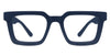 Umer eyeglasses in navy variant - its  a full-rimmed frame in navy blue color 