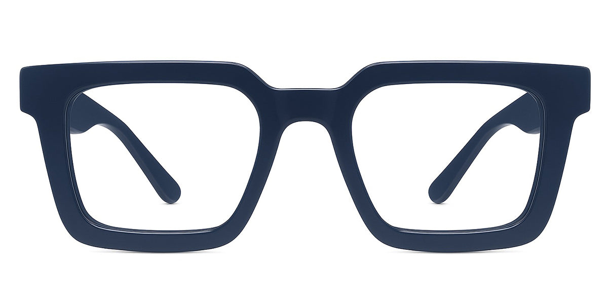 Umer eyeglasses in navy variant - its a squre acetate frame 