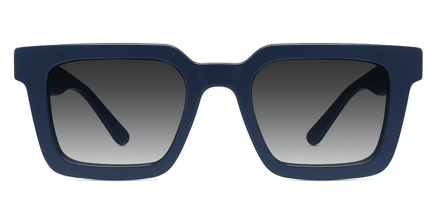 Umer black tinted Gradient in Navy variant - is a full rimed frame with built in nose pad and wide broad temple