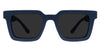 Umer black tinted Standard Solid in Navy variant - is a full rimed frame with built in nose pad and wide broad temple