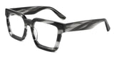 Umer eyeglasses in obsidian variant - its a squre shape frame 