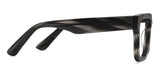 Umer eyeglasses in obsidian variant - has high nose bridge and inbuilt nose pads