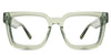 Umer eyeglasses in the leone variant - have a square viewing lens