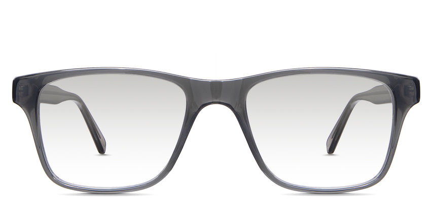 Veli black tinted Gradient glasses in graphite variant - it's clear made with acetate material