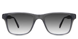 Veli black tinted Gradient glasses in graphite variant - it's clear made with acetate material