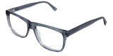 Wallis Eyeglasses in the tursio variant - have a narrow U-shaped nose bridge.