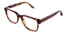 Wells eyeglasses in the delaney variant - have acetate built-in nose pads.