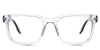 Wells eyeglasses in the frost variant - is a transparent frame in light gray.