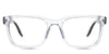 Wells eyeglasses in the ice variant - is a transparent frame in light gray.