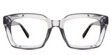 Willa eyeglasses in the andalusian variant - it's a square frame in color gray.