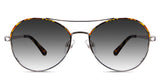 Wilson black tinted Gradient sunglasses in lattice variant in oval shape
