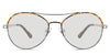 Wilson black tinted Standard Solid frame in lattice variant - round wired frame with thin temple arms