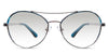 Wilson black tinted Gradient prescription sunglasses in netsuke variant in round frame