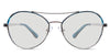 Wilson black tinted Standard Solid prescription sunglasses in netsuke variant in round frame