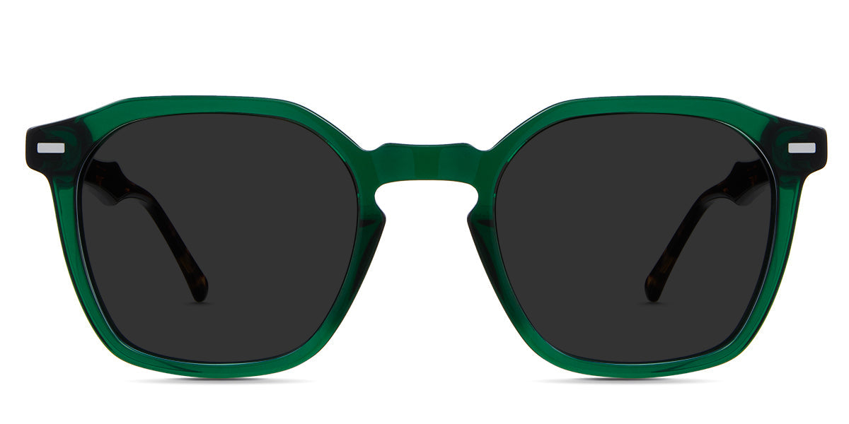 Wren Gray Polarized in kaitoke variant - is a square geometric frame with 22mm nose bridge and 145mm temple arm