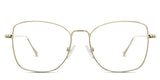 Wynona eyeglasses in the halcyon variant - it's a combination of square and butterfly shape frame.