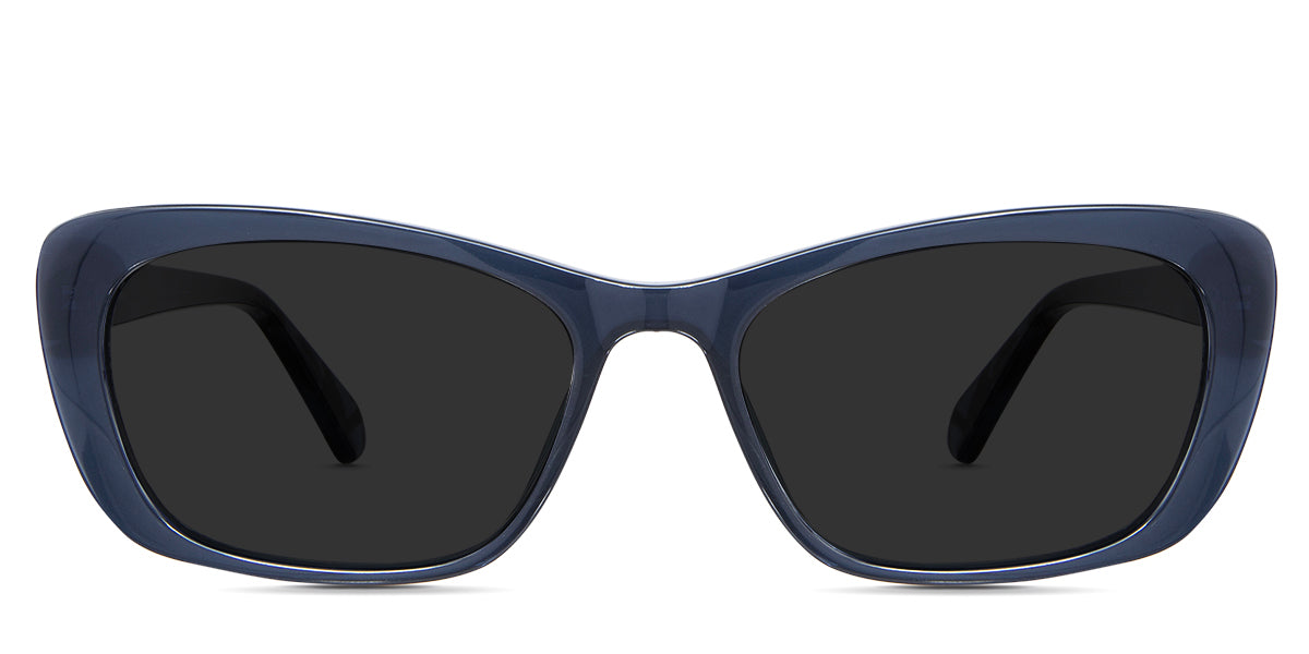 Wynter black Standard Solid in the eryngo variant - is an acetate frame with a U-shaped nose bridge and a broad temple.