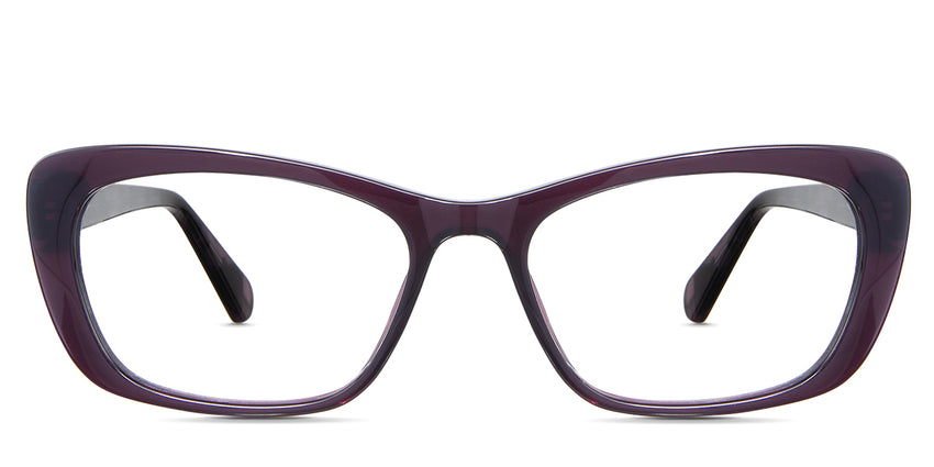 Wynter eyeglasses in the plum variant - it's a full-rimmed frame in color violet.
