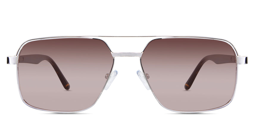 Xavier Rose Sunglasses Gradient in the Baroque variant - it's a full-rimmed frame with adjustable nose pads.