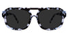 Zaro Gray Polarized in prudence variant has straight top bar and broad viewing area