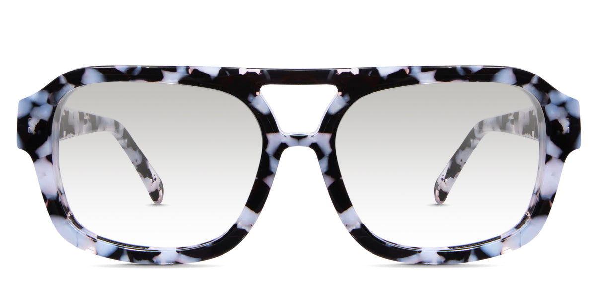 Zaro black tinted Gradient sunglasses in serenata variant - it's rectangle frame