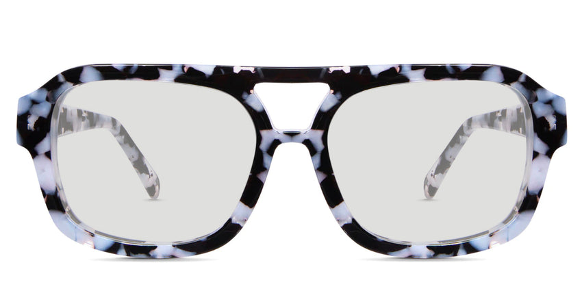Zaro black tinted Standard Solid prescription sunglasses in prudence variant in tortoiseshell style