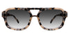 Zaro black tinted Gradient glasses in serenata variant - it's medium size frame in tortoiseshell style