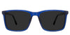 Ziggy gray Polarized  in the Indigo variant - it's an acetate frame with a narrow-width nose bridge.