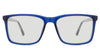 Ziggy black tinted Standard Solid  in the Indigo variant - it's an acetate frame with a narrow-width nose bridge.