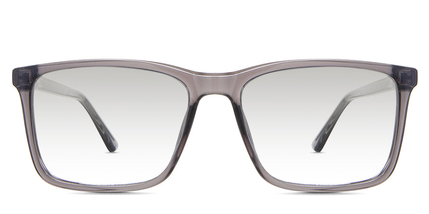 Ziggy black tinted Gradient in the Koala variant - It's a square frame with a U-shaped nose bridge and a short temple.
