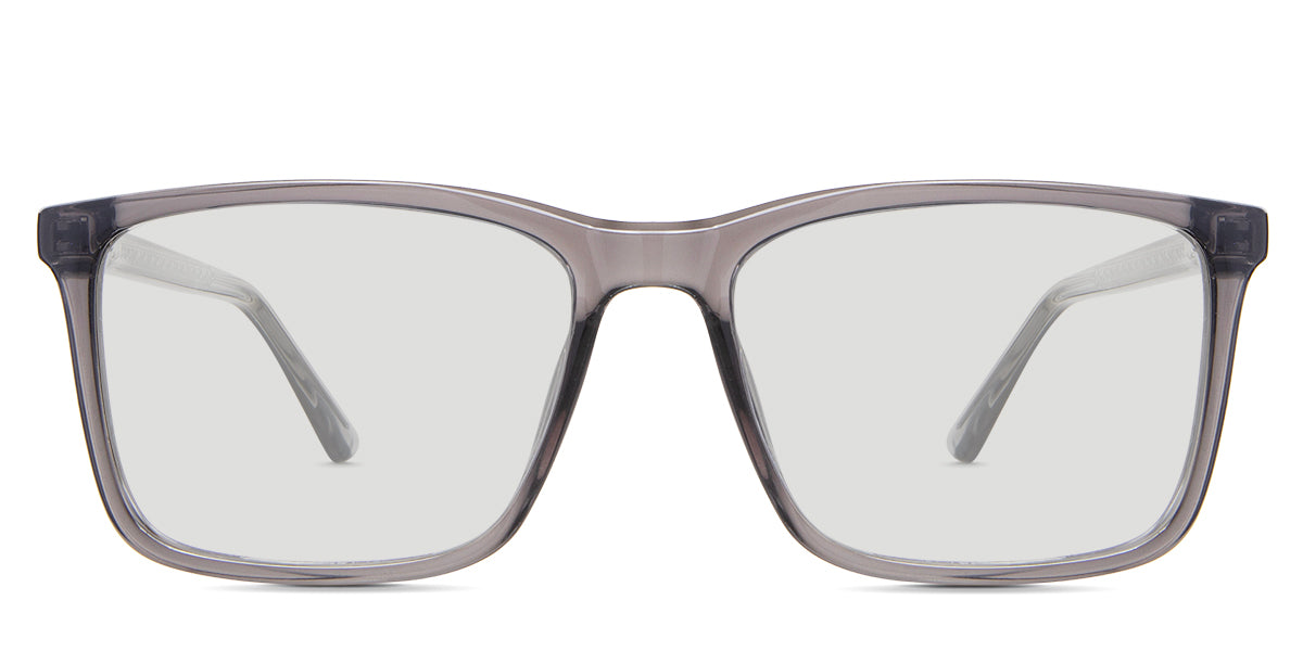 Ziggy black tinted Standard Solid  in the Koala variant - It's a square frame with a U-shaped nose bridge and a short temple.