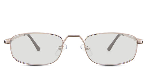 Zoey black tinted Standard Solid in the Baroque variant - are oval-shaped frames with adjustable nose pads and a slim temple arm with acetate temple tips.