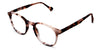 Thomas prescription glasses in salted caramel variant with thin temple arms and broad nose bridge
