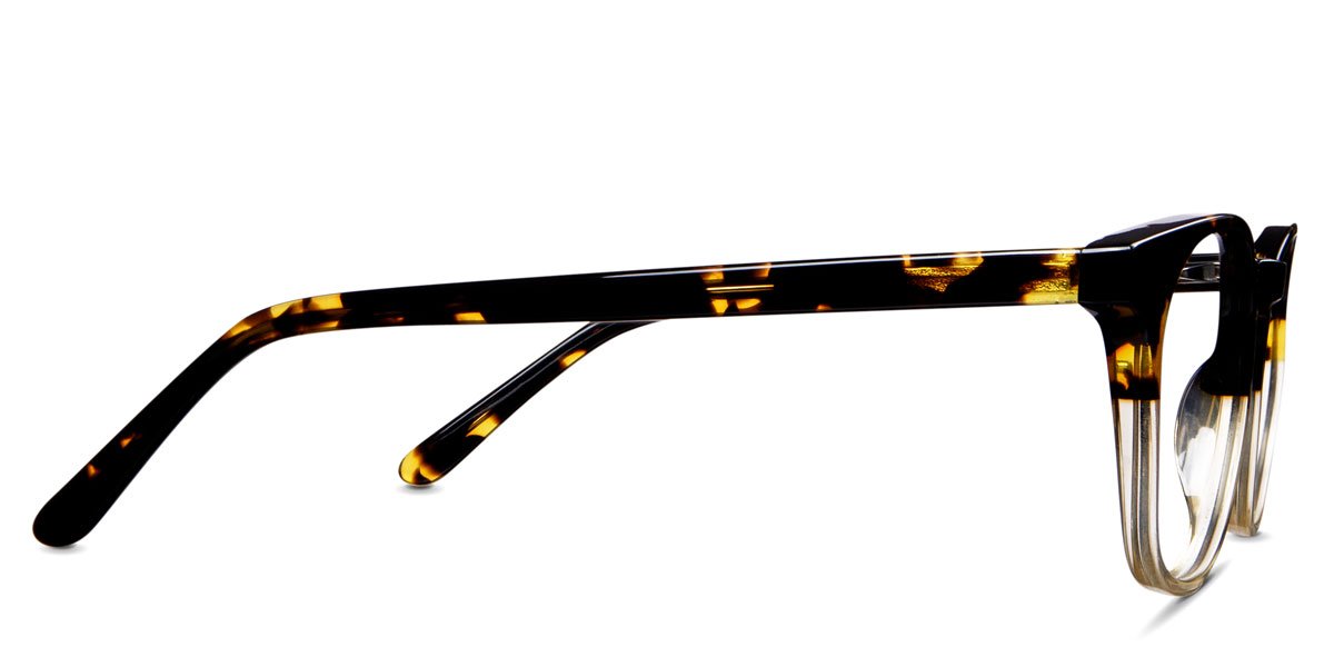 Turner glasses in dark bisque variant - it has thin temple arms with written Hip Optical on right arm