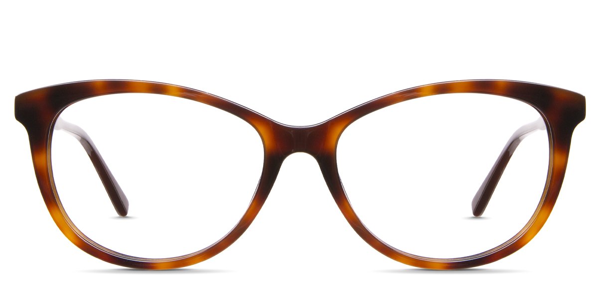 Vader frame in caretta variant - it's oval shape eyeglasses made with acetate material - easy to fix on the nose with inbuilt nose pads Bold