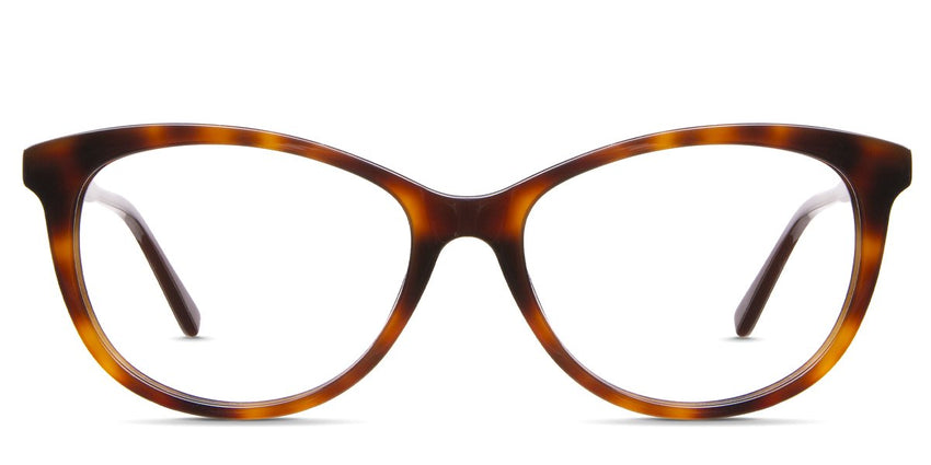 Vader frame in caretta variant - it's oval shape eyeglasses made with acetate material - easy to fix on the nose with inbuilt nose pads Bold