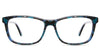 Walcott frame in rivulet variant - it's rectangle shape eyeglasses made with acetate material - easy to fix on the nose with inbuilt nose pads Bold