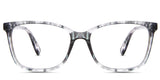 Higgins frame in tundra variant rectangle frame with curvy edges of viewing area - it's gray colored clear frame best seller