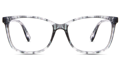 Higgins frame in tundra variant rectangle frame with curvy edges of viewing area - it's gray colored clear frame best seller