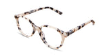 Ludolph Jr frame in dove wing variant - thin frame with beige and brown colour - it's kids size frame with thin temple arms