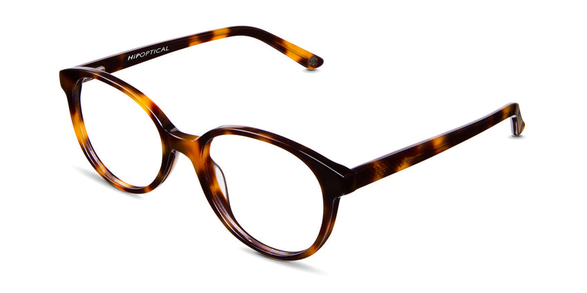 Ludolph eyeglasses in mohave variant made with acetate material with high nose bridge and inbuilt nose pads