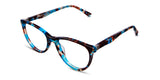 Hefler Jr prescription glasses in summer nights variant - it's an acetate frame with blue, brown, and black color