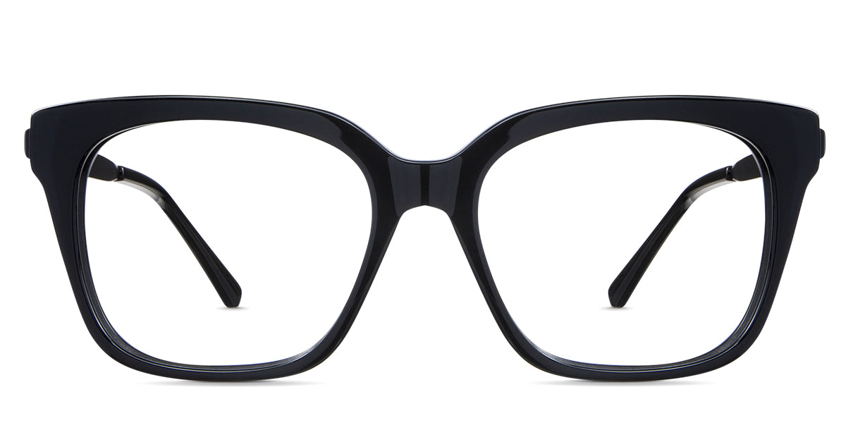 Ava acetate frames in orca variant - it's s square frame with a cat-eye end piece best seller
